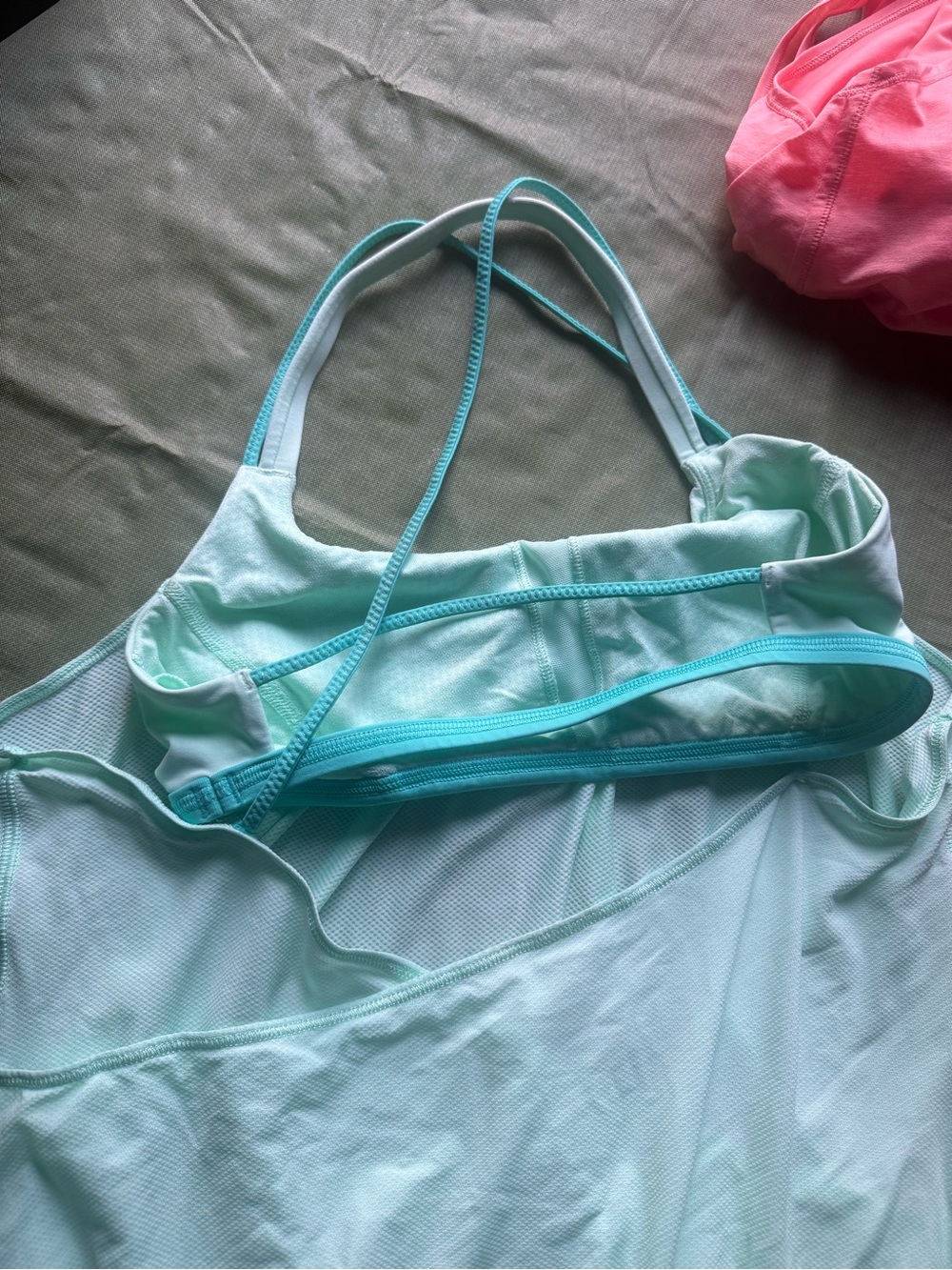 Lululemon Summer Tank Bundle - Coral Pink & Mint - Picture 10 of 16